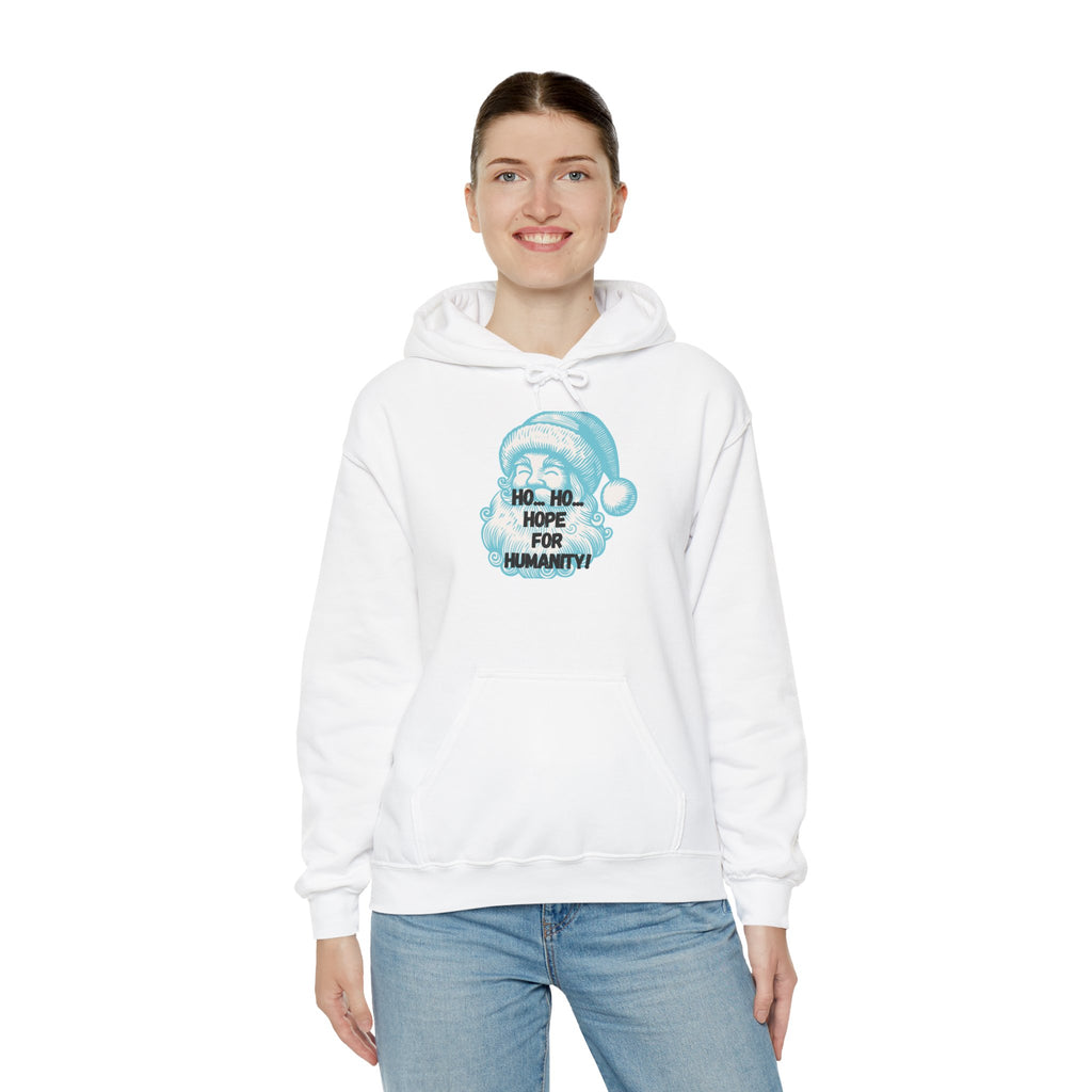 Ho Ho Hope For Humanity Santa Hoodie – Holiday Charity Christmas Sweatshirt