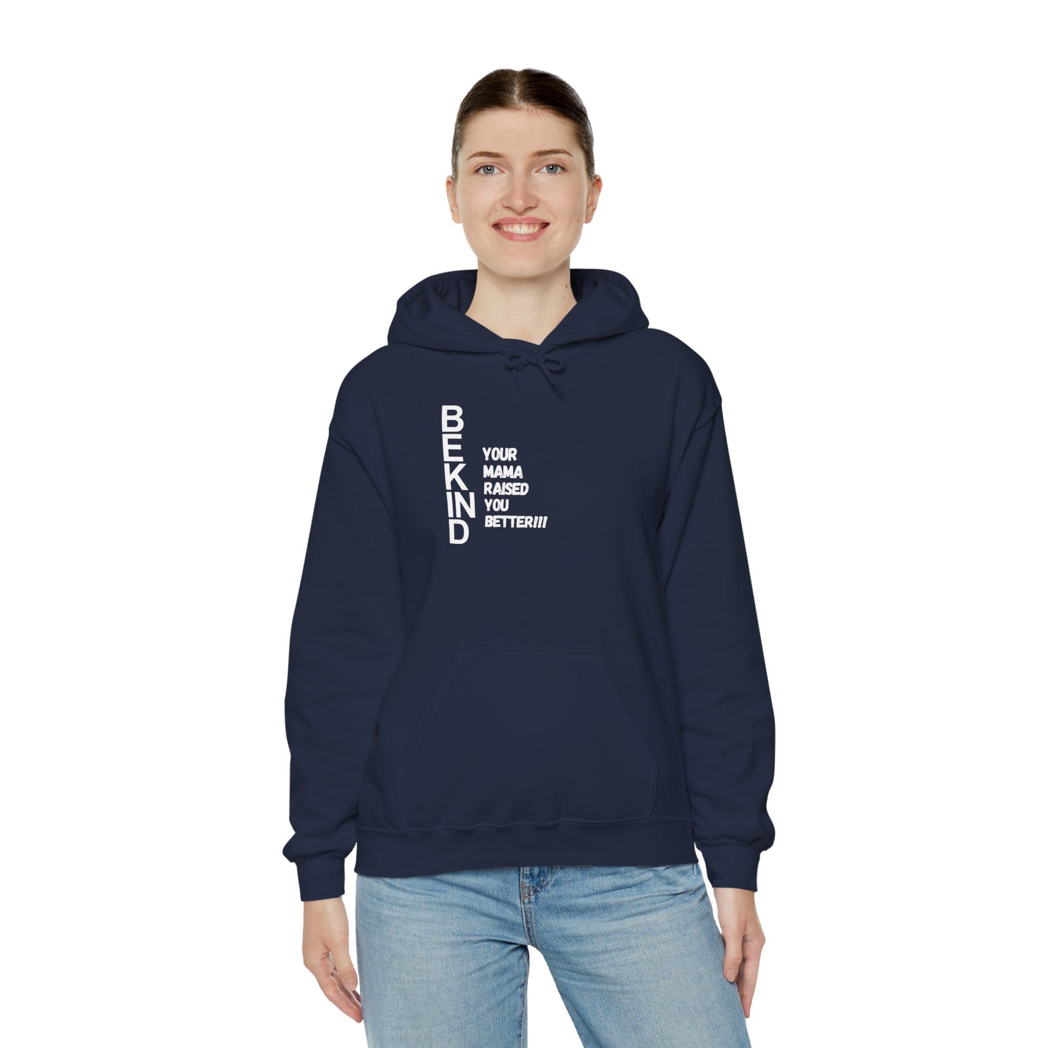 BE KIND Hoodie — 'Be Kind' Message Sweatshirt for Everyday Comfort