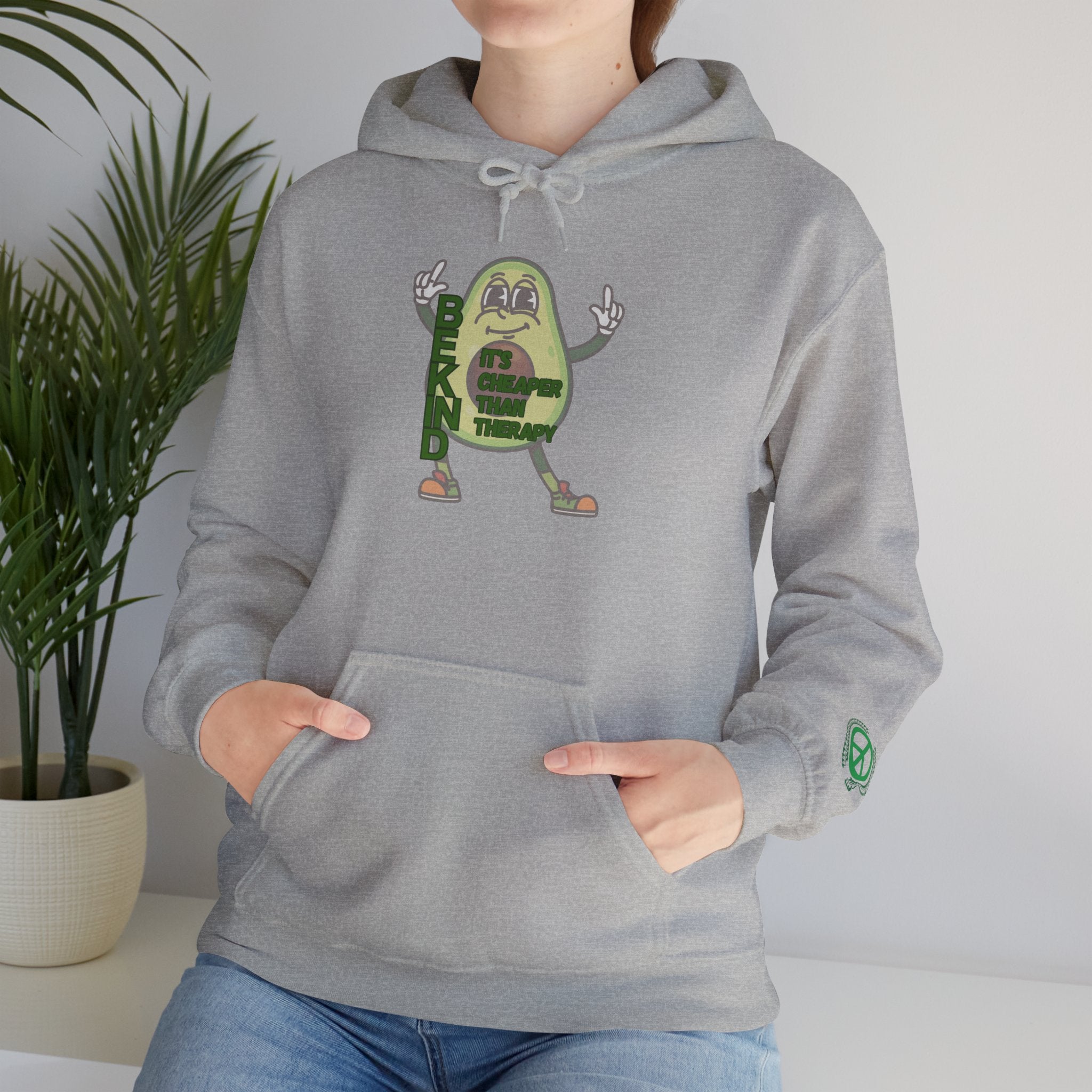 Be Kind Avocado Therapy Hoodie – Funny