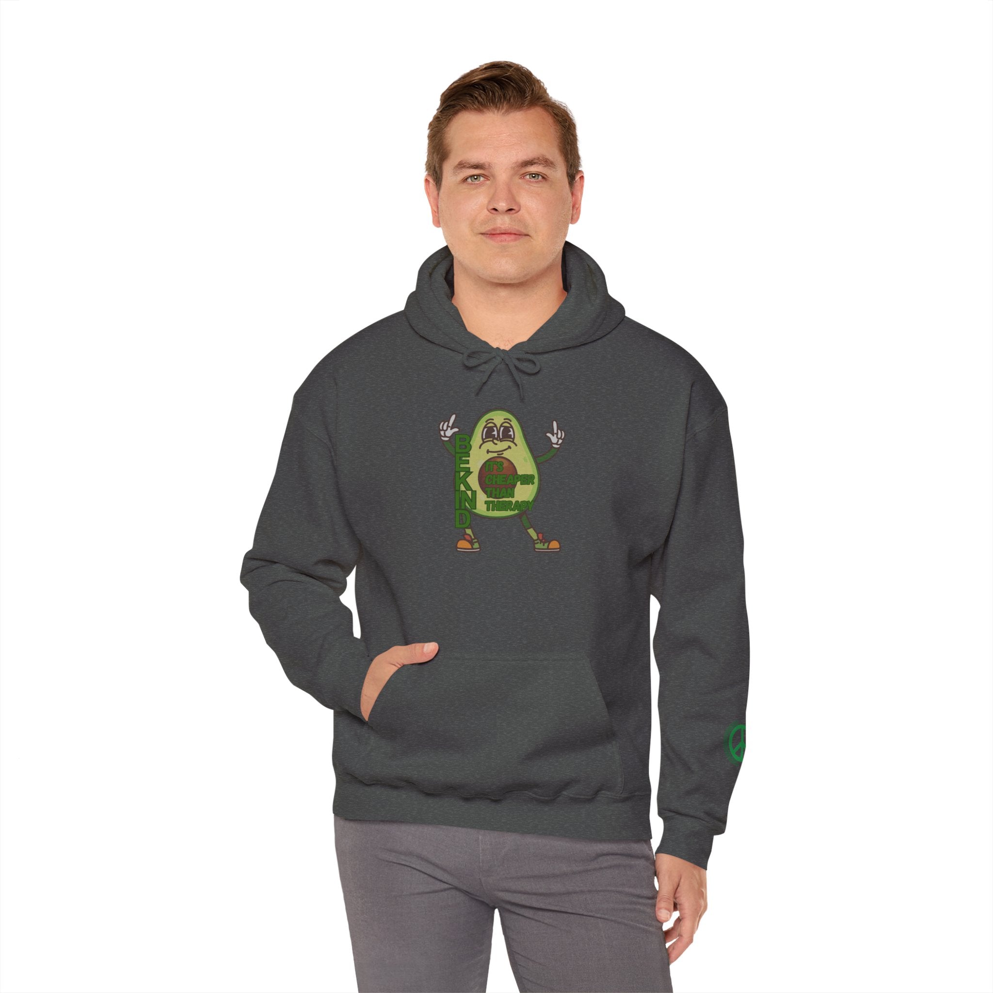 Be Kind Avocado Therapy Hoodie – Funny