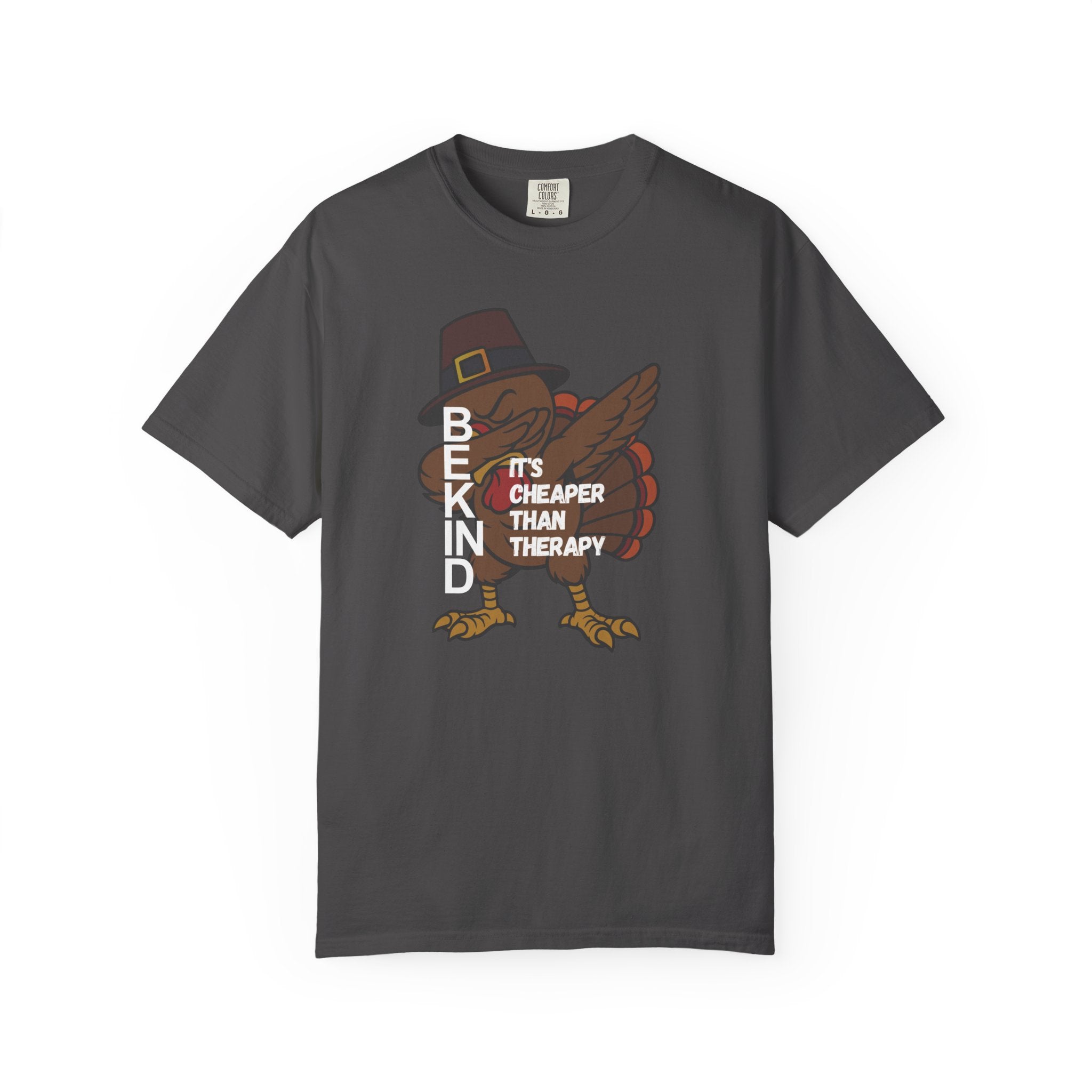Thanksgiving Turkey T‑Shirt — "Cheaper Than Therapy" Funny Holiday Tee
