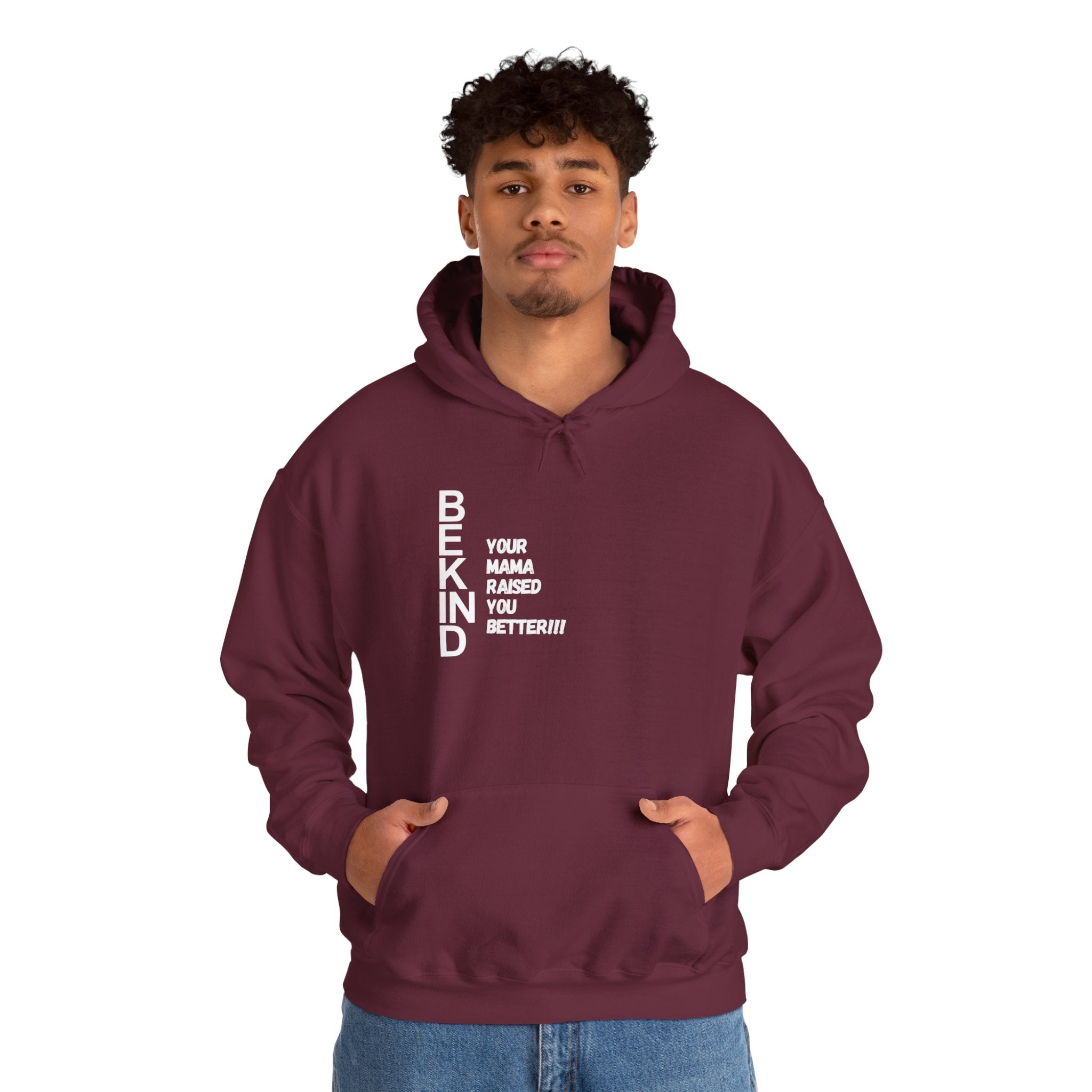 BE KIND Hoodie — 'Be Kind' Message Sweatshirt for Everyday Comfort