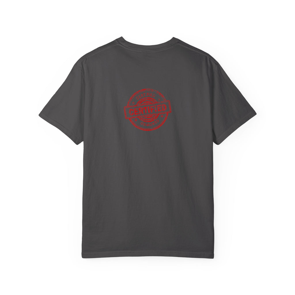 Good Human T-Shirt — Retro Red Text Graphic Tee