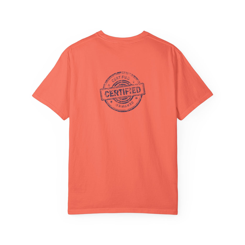 Good Human T‑Shirt — 'Good Human' Front & 'Certified' Stamp Back Graphic Tee