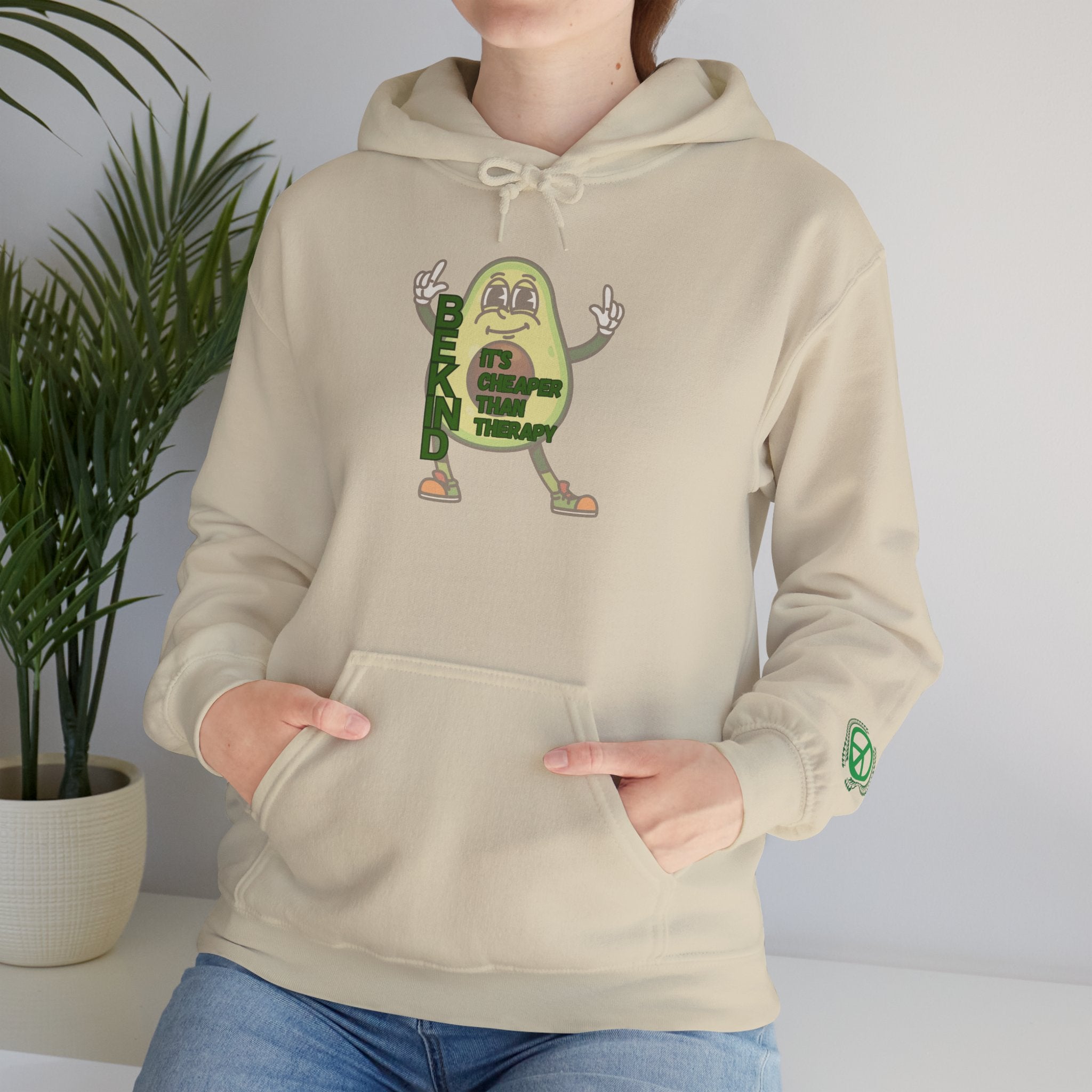 Be Kind Avocado Therapy Hoodie – Funny