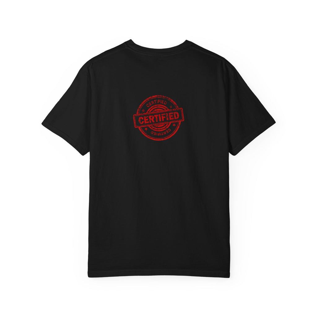 Good Human T-Shirt — Retro Red Text Graphic Tee