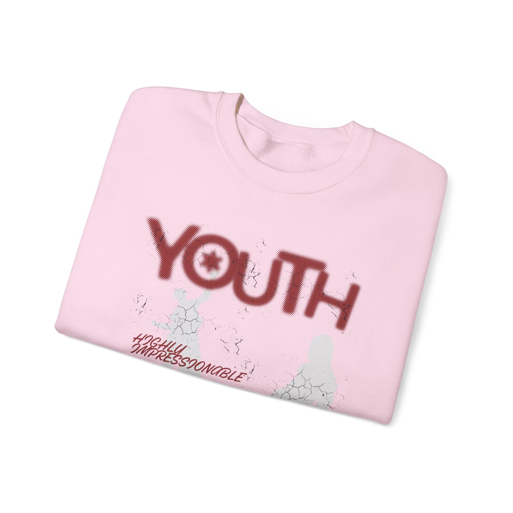 "Youth- No One is Born Racist" Retro Crewneck Sweatshirt