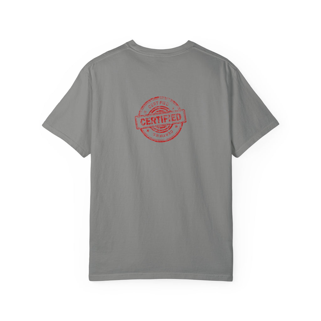 Good Human T-Shirt — Retro Red Text Graphic Tee