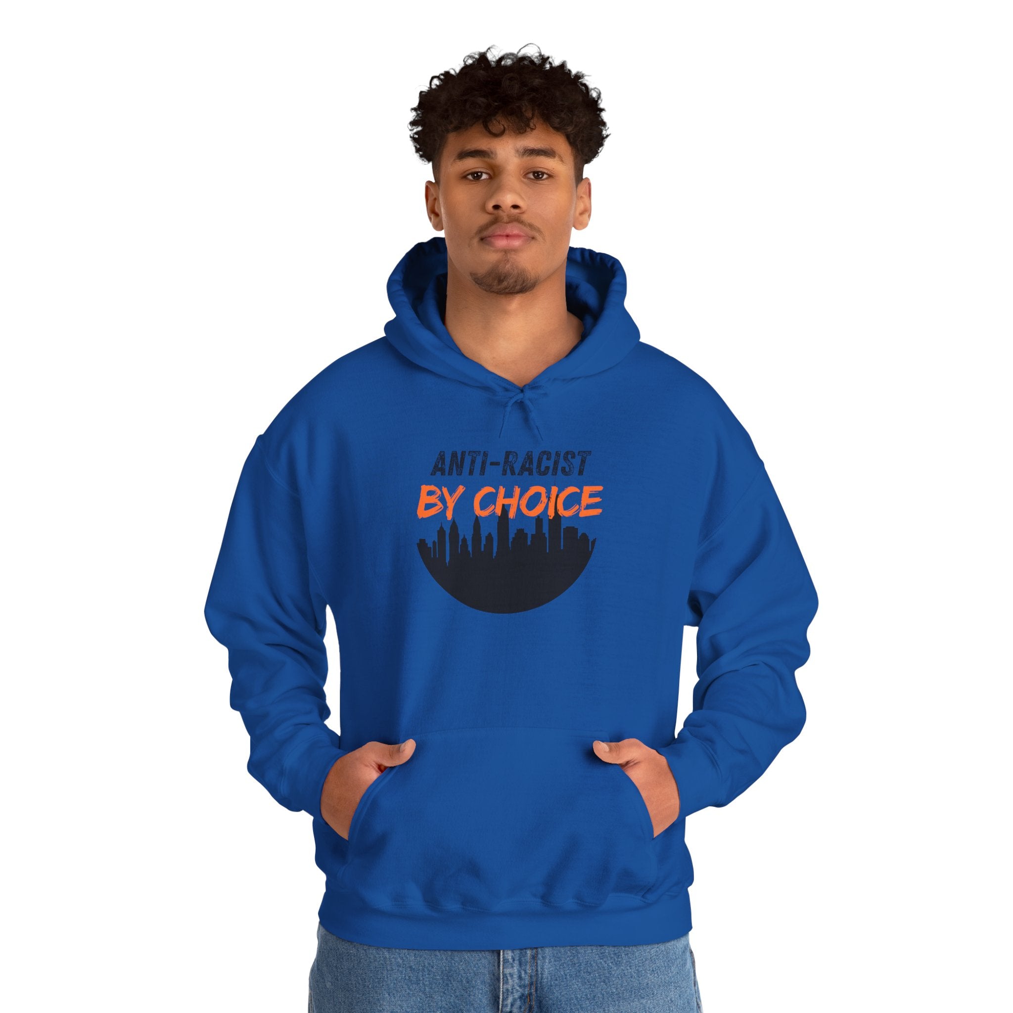 Anti-Racist By Choice Hoodie — Social Justice Statement Pullover