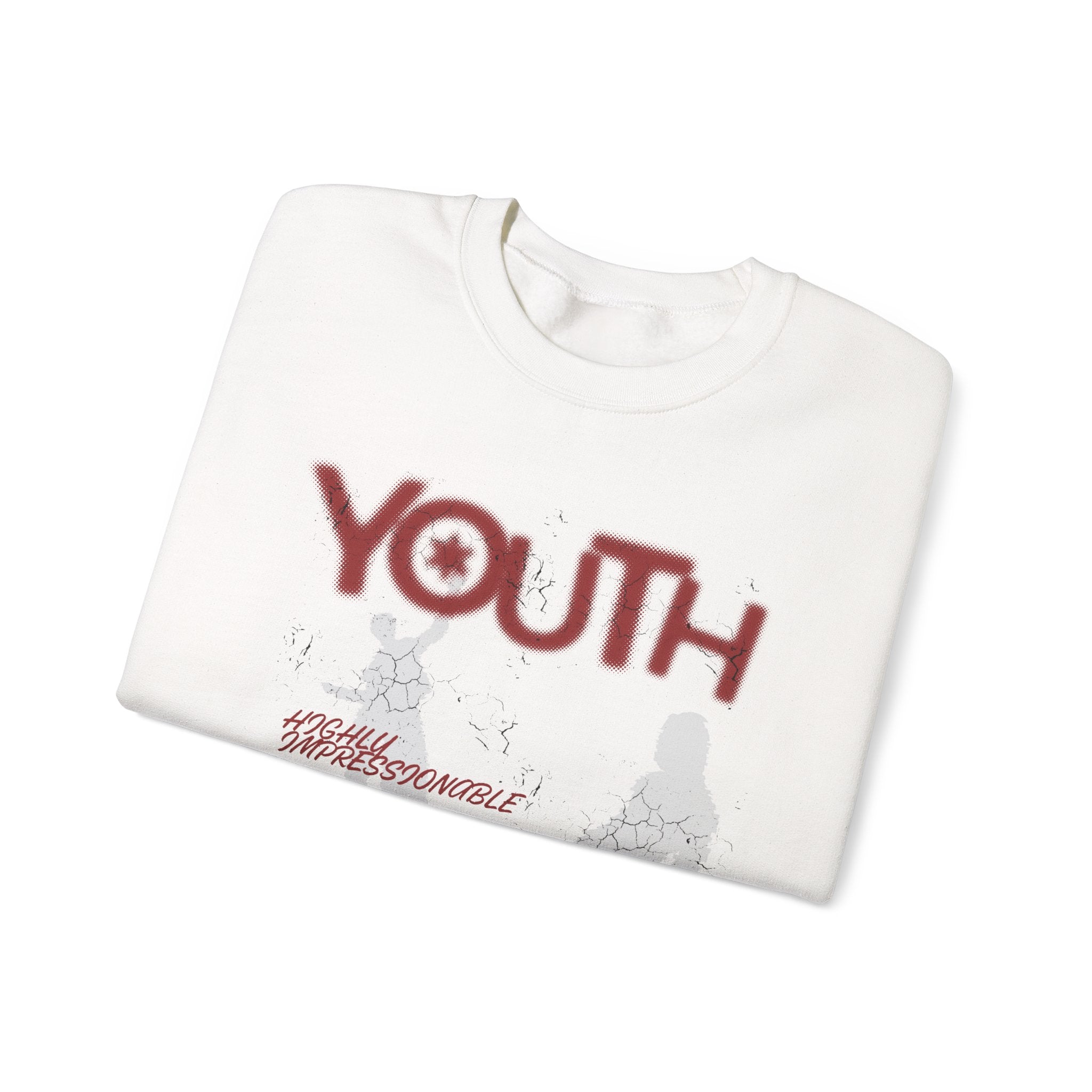 "Youth- No One is Born Racist" Retro Crewneck Sweatshirt