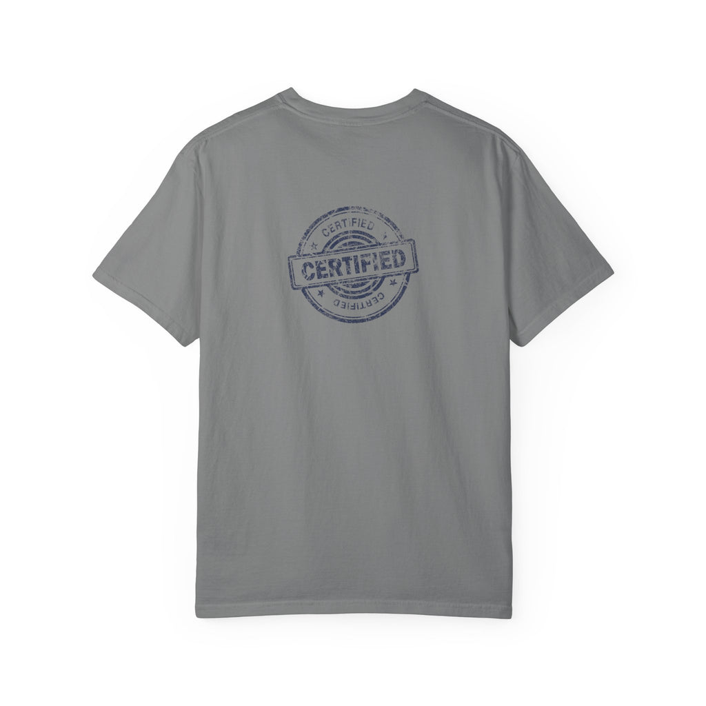 Good Human T‑Shirt — 'Good Human' Front & 'Certified' Stamp Back Graphic Tee
