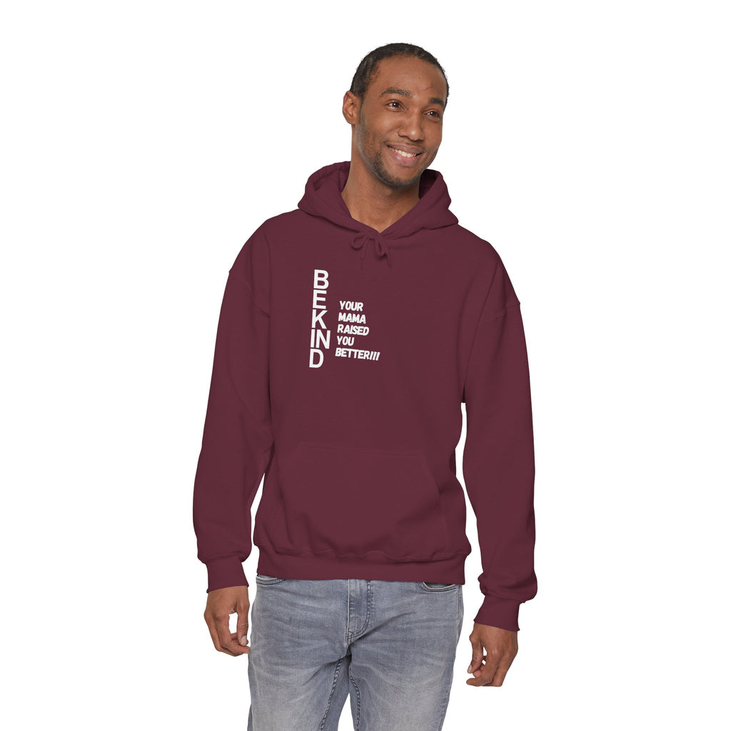 BE KIND Hoodie — 'Be Kind' Message Sweatshirt for Everyday Comfort