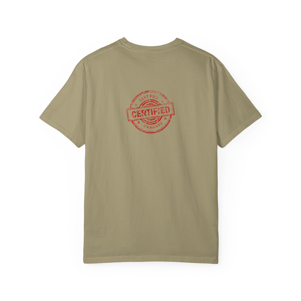 Good Human T-Shirt — Retro Red Text Graphic Tee