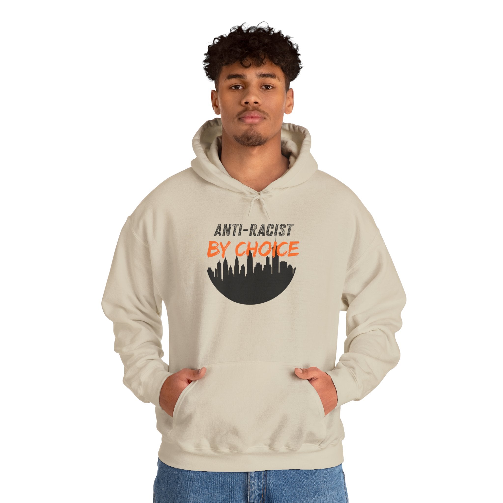 Anti-Racist By Choice Hoodie — Social Justice Statement Pullover
