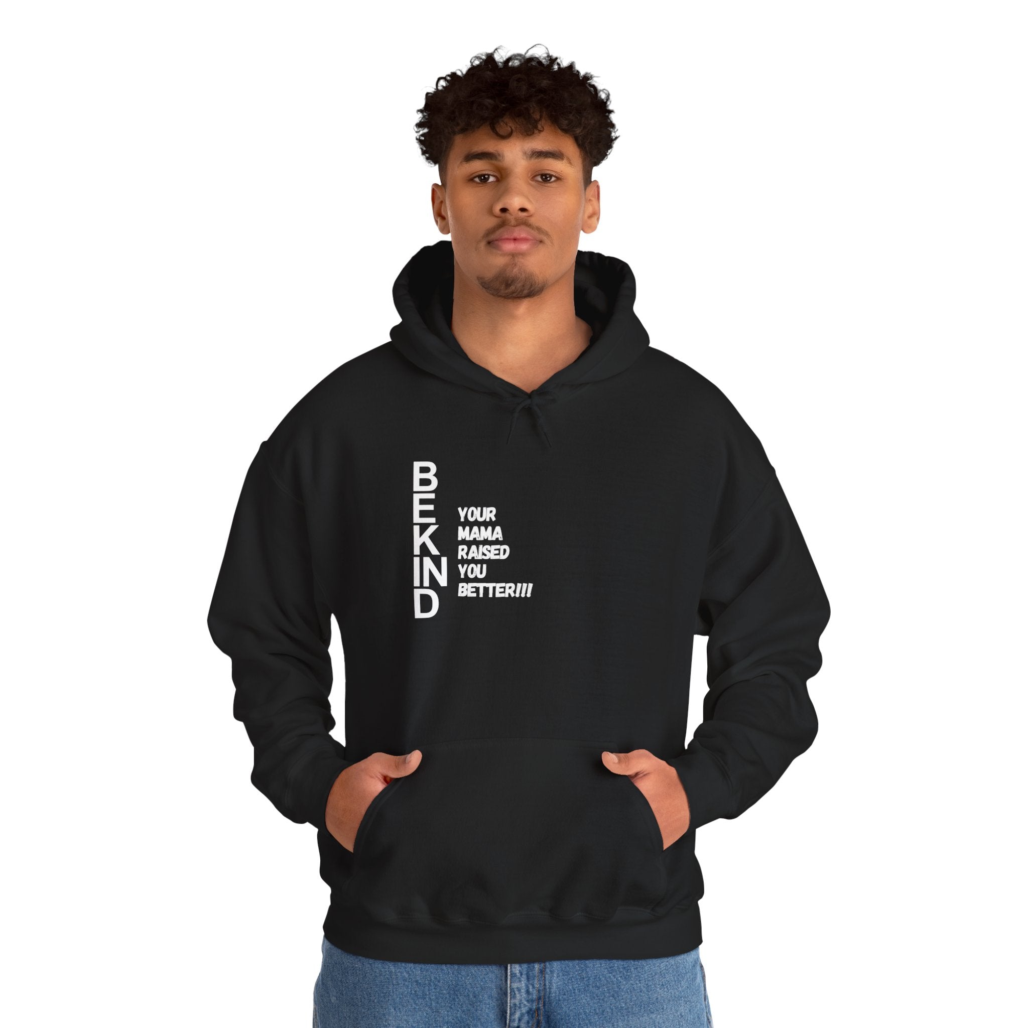 BE KIND Hoodie — 'Be Kind' Message Sweatshirt for Everyday Comfort